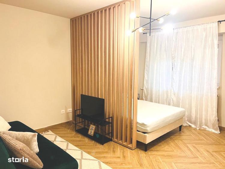 Garsonieră decomandată, mobilată în Calea București