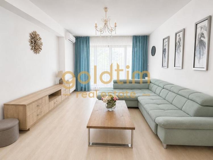 Apartament cu 3 camere semidecomandat, mobilat în Pipera