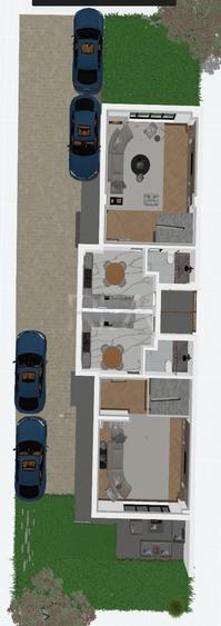 Duplex cu 4 camere cu Canalizare în Străulești