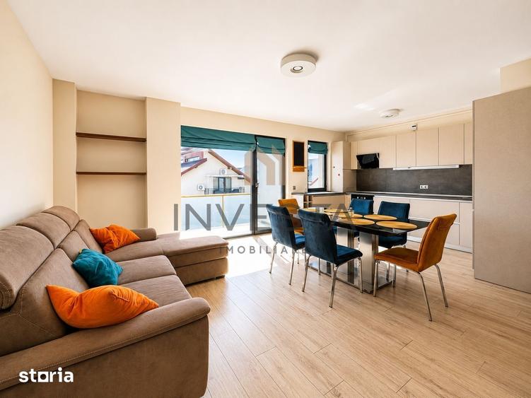 Apartament cu 2 camere semidecomandat, mobilat în Bună Ziua