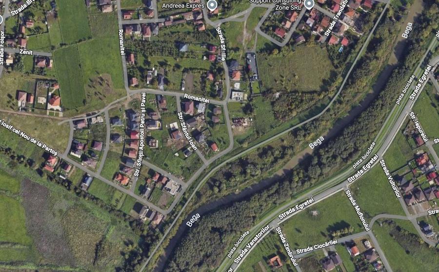 Teren Construcții intravilan de 442 mp, în Ghiroda