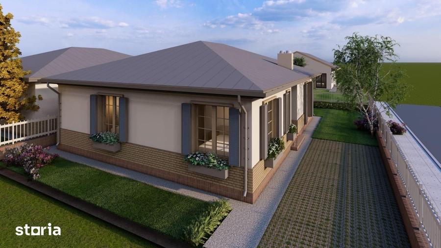 Casă cu 4 camere cu Teren 300 Mp în Odăi