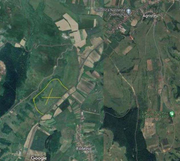 Teren agricol extravilan de 57800 mp, în Bălăușeri