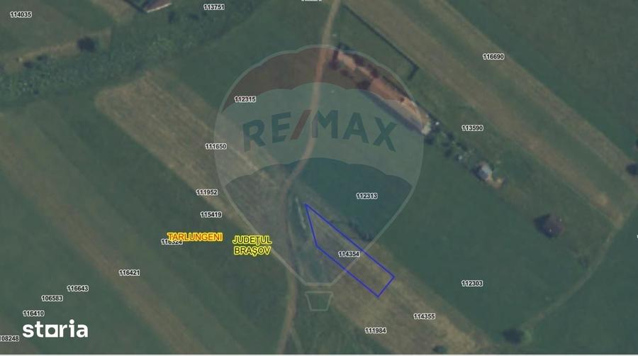 Teren de 611 mp, în Tărlungeni