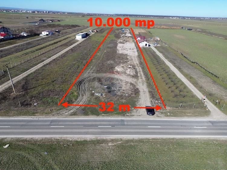 Teren agricol extravilan de 10128 mp, în Est