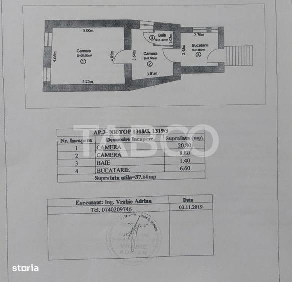 Comision 0-Apartament 2 camere 37mp la casa necesita renovare Cisnadie - 4