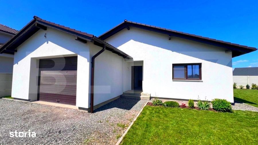 Casa cu 3 camere, 90 mp, pe un nivel, 454 mp teren, cartier Orizont - 4