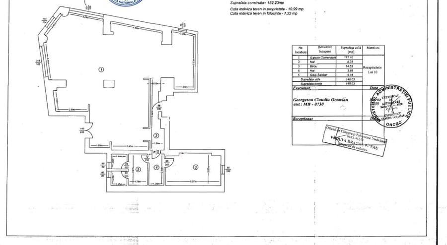 Spațiu comercial, de 146 mp, în Ultracentral