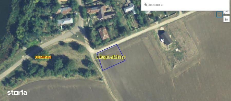 Teren de 805 mp, în Frumușani