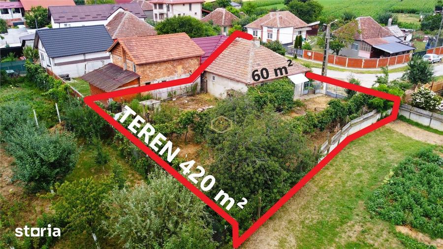 Casă cu 1 camere cu Teren 420 Mp în Burdea