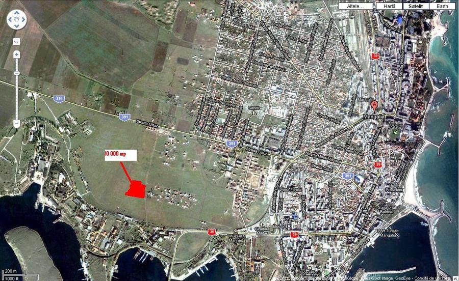Teren intravilan de 10000 mp, în Mangalia