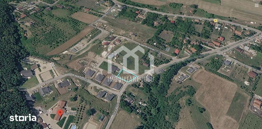 Teren Premium 926 mp in Jucu de Sus | Zona Exclusivista langa Padure - 2