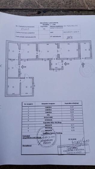 Casă cu 3 camere cu Teren 185 Mp în Central