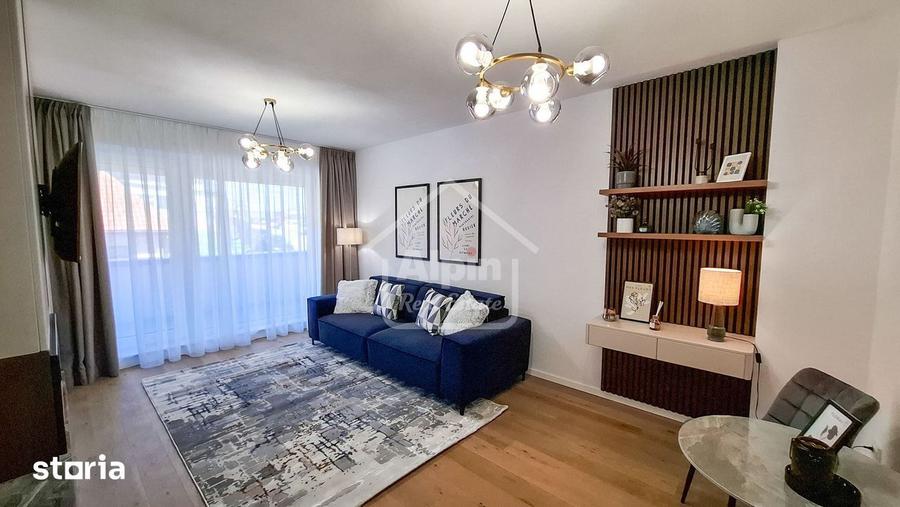 Apartament cu 2 camere decomandat, mobilat în Blumăna