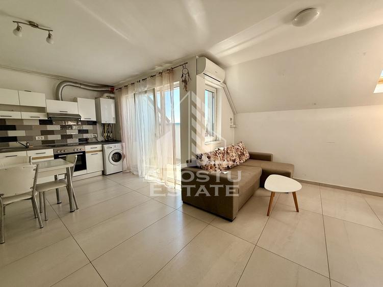 Apartament cu 2 camere decomandat, mobilat în Buziașului