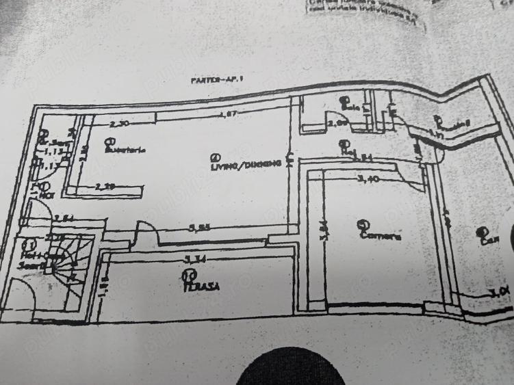 Apartament cu 3 camere decomandat în Exterior Vest