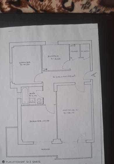 Vanzare apartament 3 Camere Ion Mihalache - 12