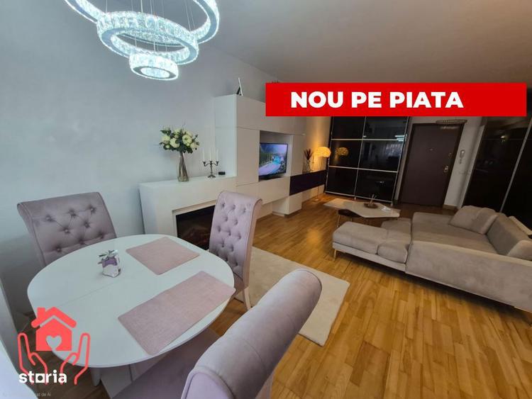 Apartament cu 2 camere, mobilat în Băneasa