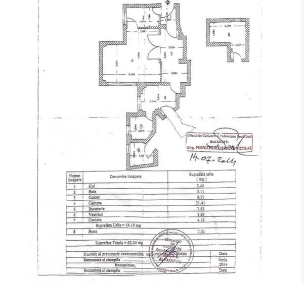 Apartament cu 2 camere decomandat în Armeneasca
