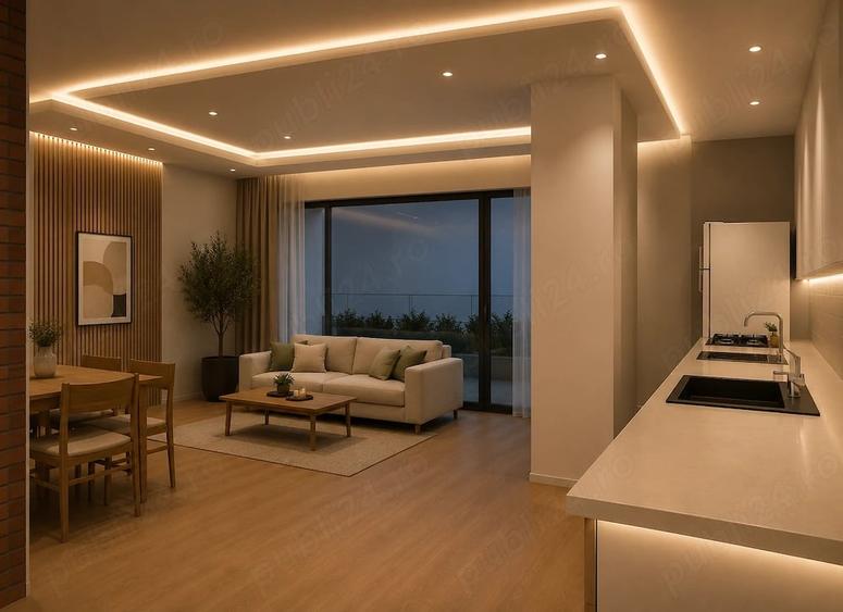 Apartament 3 camere , penthouse SEMIFINISAT! cu CF! ocupabil imediat! - 4