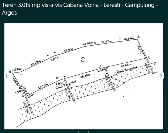 Teren Construcții extravilan de 3015 mp, în Lerești