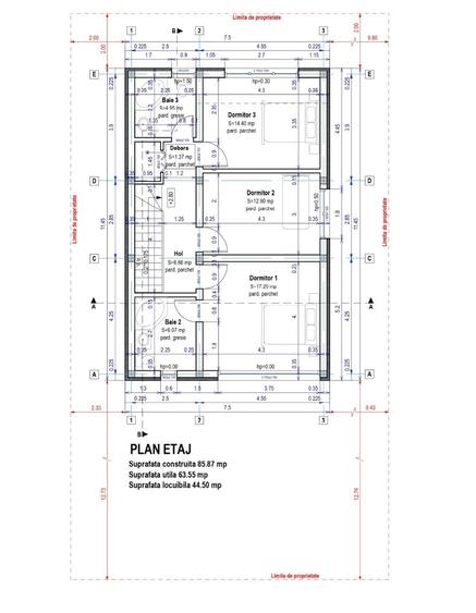 ProprietarCasa individuala P+E | 129mp utili | Teren 506mp | Stupini - 14