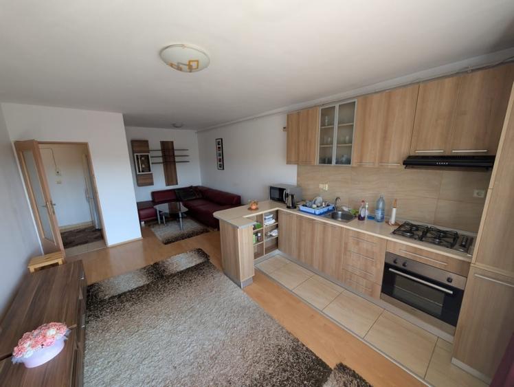 Apartament cu 2 camere semidecomandat, mobilat în Baciu