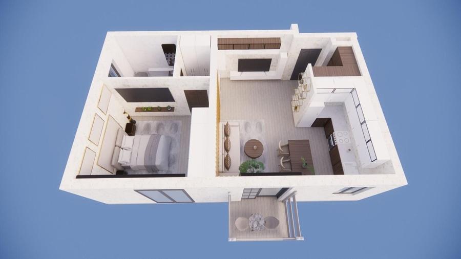 Apartament cu 2 camere decomandat în Freidorf