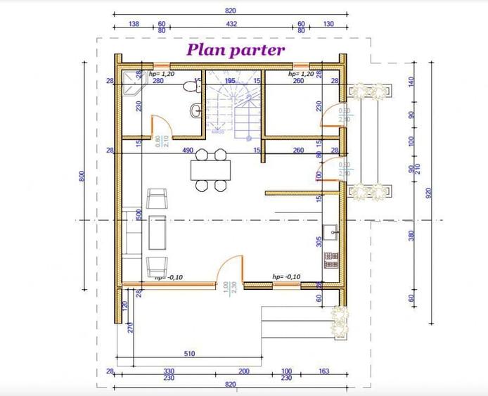 Casa noua P+E, 115 mp utili, teren 900 mp, aproape de Vatra Dornei - 2