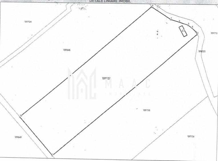 Teren Construcții intravilan de 37253 mp, în Periferie