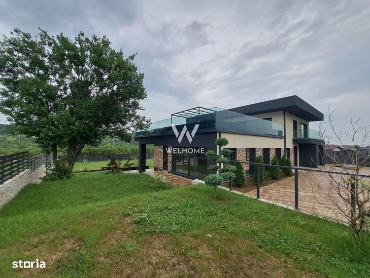 Vila moderna premium cu piscina interioara, teren 1200 mp si panorama - 2