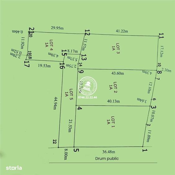 Teren intravilan 820mp, cu toate utilitatile, de vanzare in Miroslava - 2