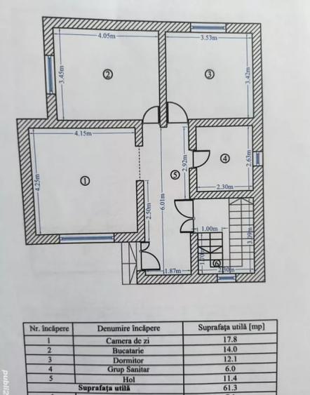 Comuna Berceni | Vila P+1 | Nefinalizata  | Teren 417 mp | Deschidere 18 ml - 6