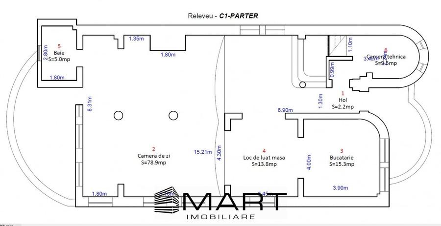 Casa individuala 380mp teren 580mp cartier Strand - 15