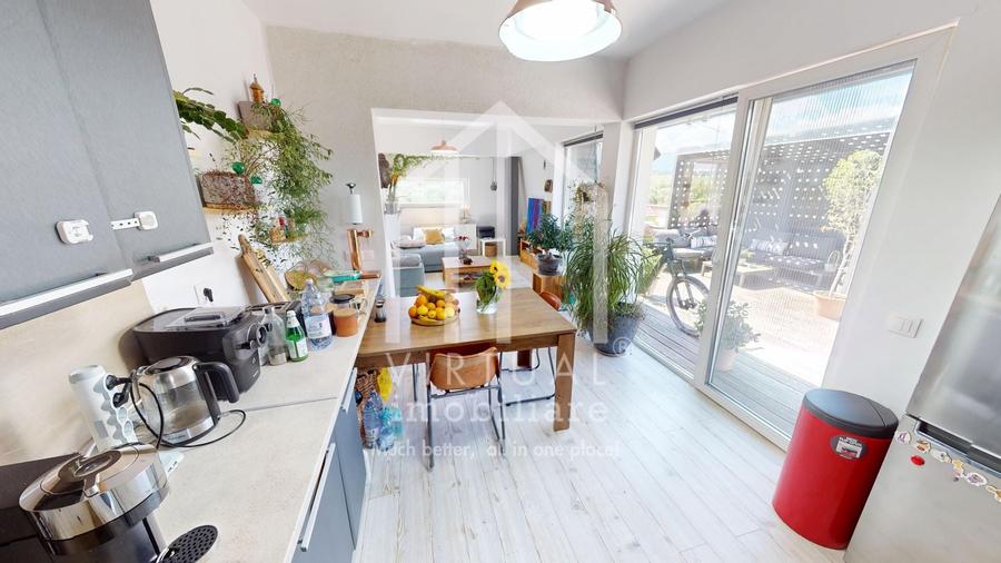 Penthouse cu 3 camere, 89mp utili si terasa 118mp, mobilat, Cisnadie - 7