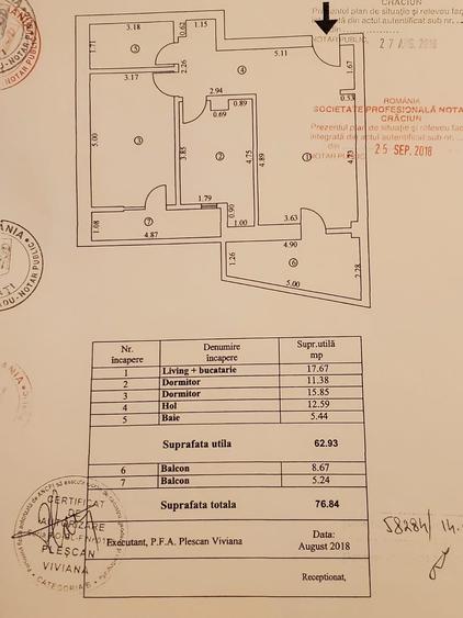 3 camere, bloc Libertatii – zona Blvd. George Coșbuc / Str. Movilei - 11