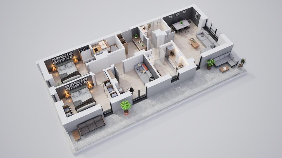 Apartament 4 camere, spațios, ansamblu verde, parcari subterane, boxe depozitare - 5