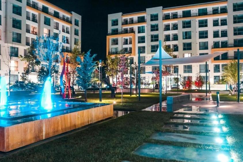 Apartament intr-un complex cu gradina privata si fantani decorative, langa plaja - 12