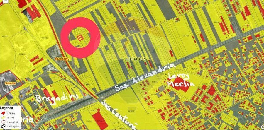 Teren intravilan de vanzare | 919 mp | Bragadiru, Safirului/ Jadului - 1