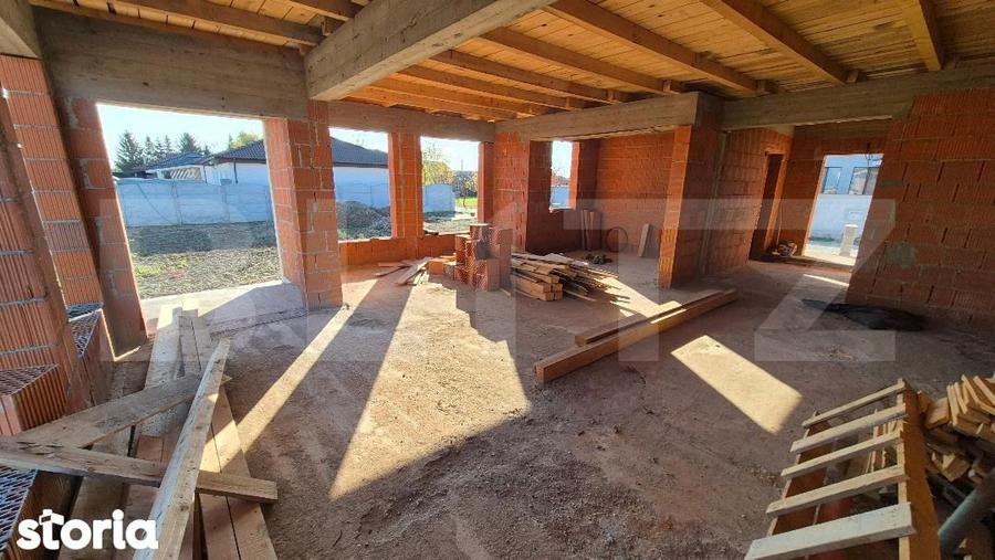 Casa la rosu de vanzare, 4 camere, 145,31 mp, 715 mp teren, zona Marti - 8