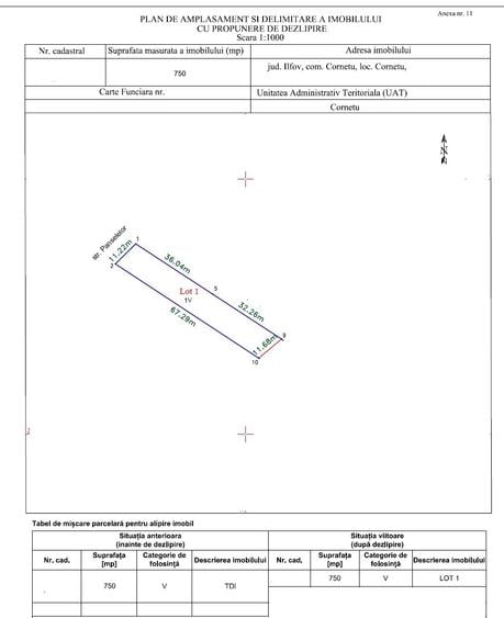 Cornetu, zona primariei, semistradal, 100metri Alexandriei! - 4