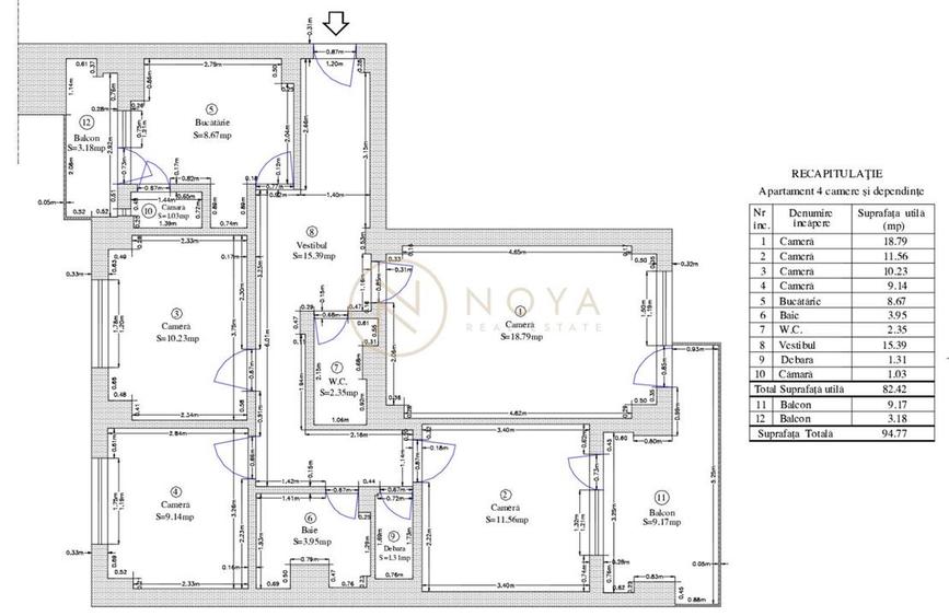 Vanzare apartament de 4 camere pe Bd Lacul Tei langa Parc - 5