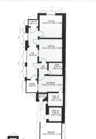 Casă individuală 2 camere zona Girocului teren 358 mp 0% comision - 20
