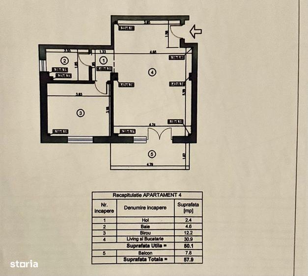 Apartament 2 camere Otopeni parc curte proprie - 1