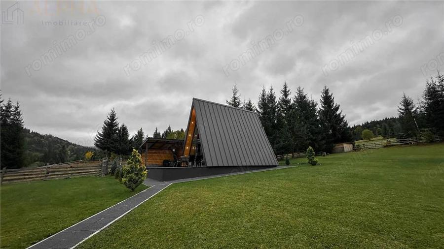 Cabana A Frame 115mp utili, Teren 3450mp, Coada Lacului Colibita - 10