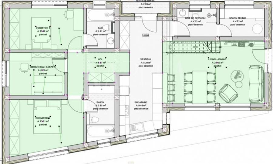 Casa 4 camere de vanzare in Gilau - 13