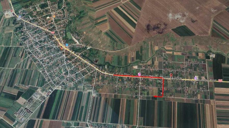 Teren intravilan de vanzare, com. Cujmir, in sat Aurora - 2
