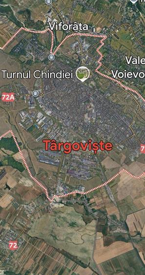 Targoviste DN72   Vanzare Teren  Intravilan  4976mp (9 eur/mp) - 2