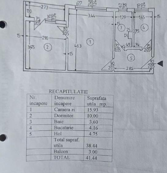 Apartament 2 camere etaj 1 Trivale 56000euro - 5