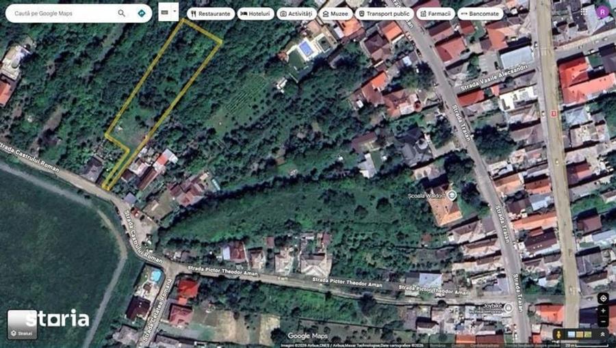 Teren de vanzare, Castrul Roman, 1500-3000mp, 100euro/mp - 1